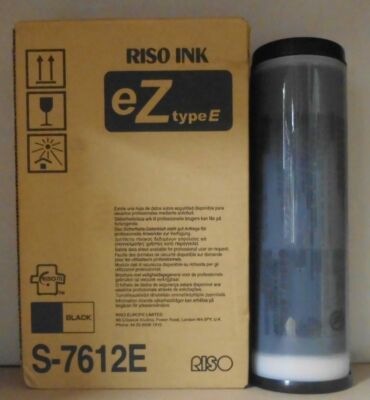 Riso Tinte S-7612E eZ type E black für EZ 200 230 300 370 570 1 stk.