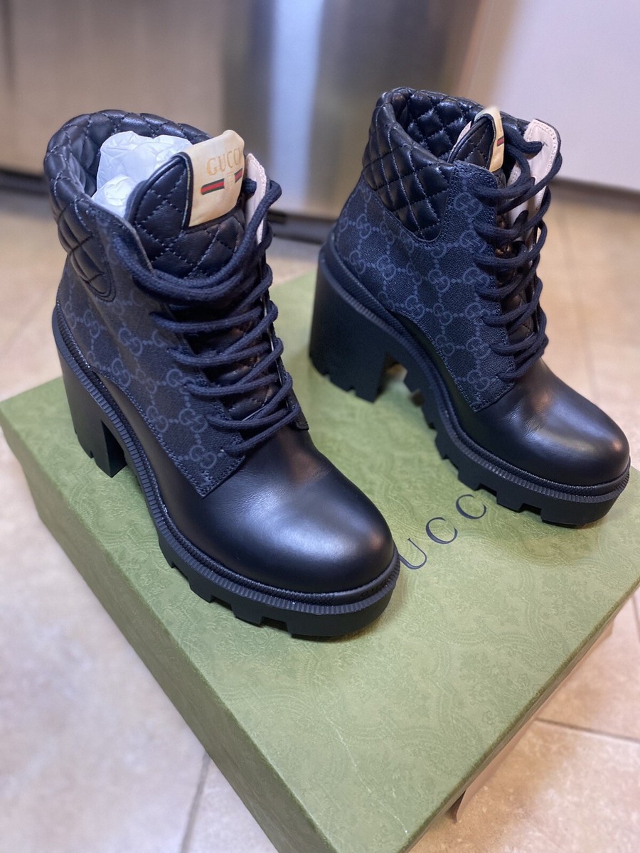 Gucci Women's GG Ankle boot Size 37 / US Women 7 | eBay Gucci Women's GG Ankle boot Size 37 / US Women 7 | eBay