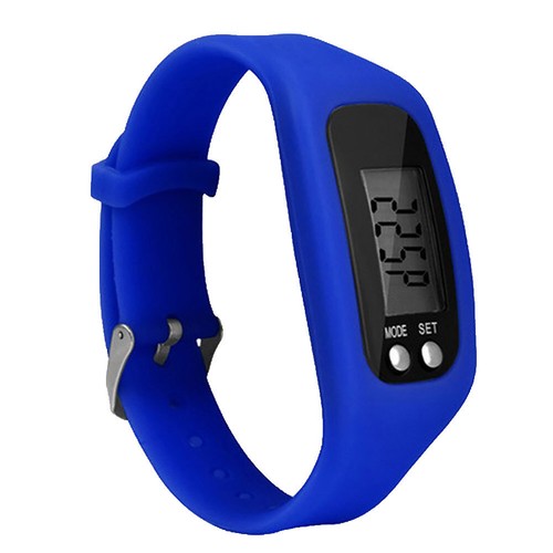 Sport Running Silicone Pedometer Calorie Step Counter Digital Watch Bracelet 7