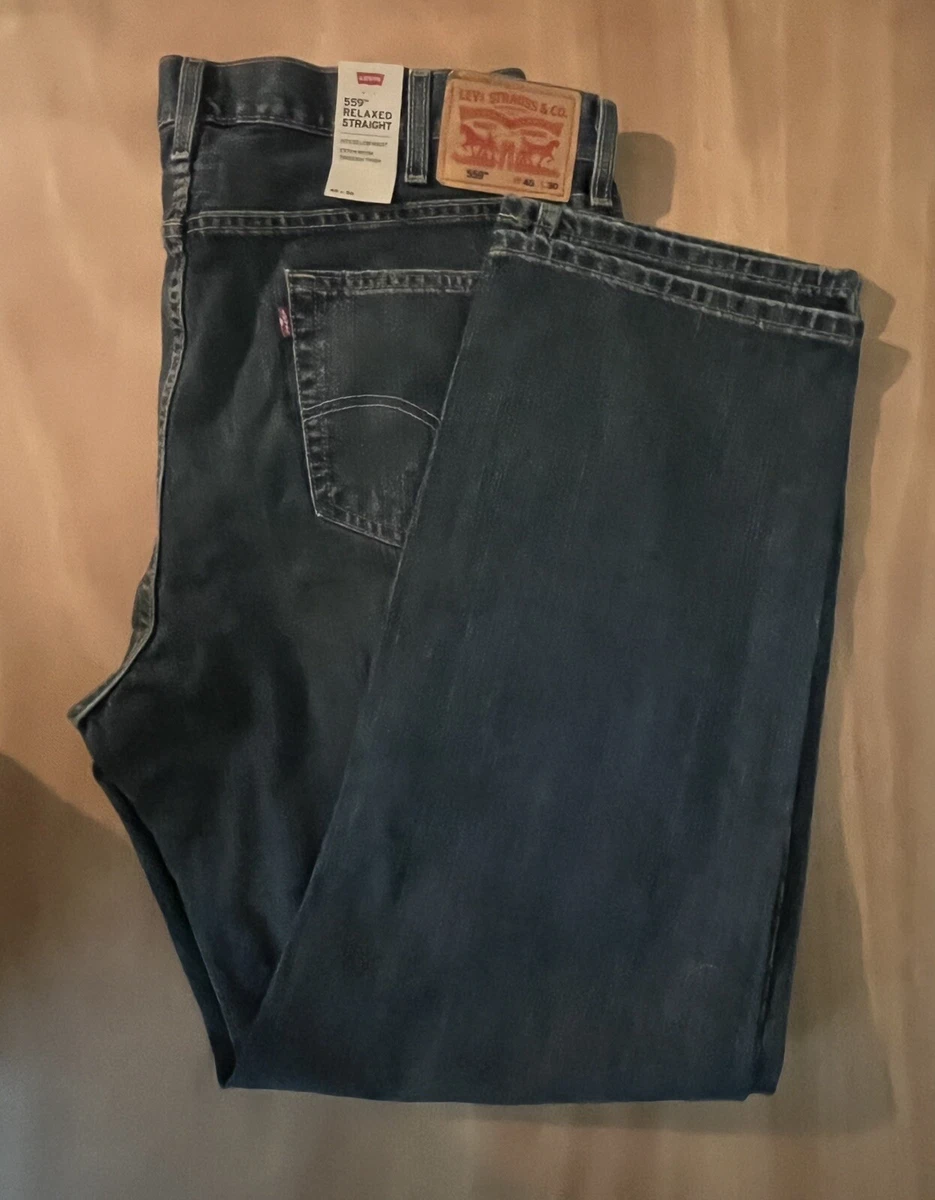 NEW LEVI S 559 MEN S RELAXED STRAIGHT FIT DENIM JEANS 40x30 RED
