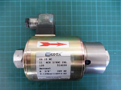 1 x MÜLLER CO-AX Ventil KB 15 NC; 11 4C8 3/8DC 24L; 0-120bar; 514220