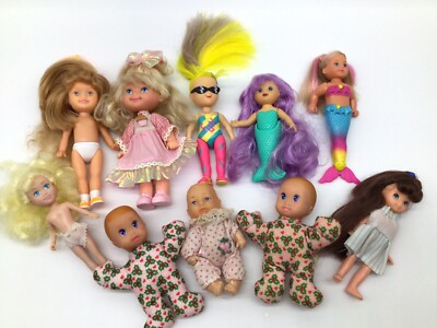 Vintage 1980 s - 1990 s Doll Lot Cherry Merry Muffin Doll Mattel Tonka Playskool