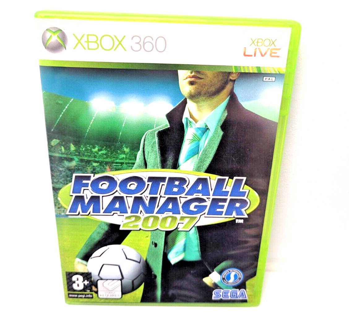 Football Manager 2007 Xbox 360 PAL UK VERY GOOD Condition