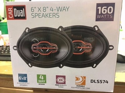 dual 6x8 speakers