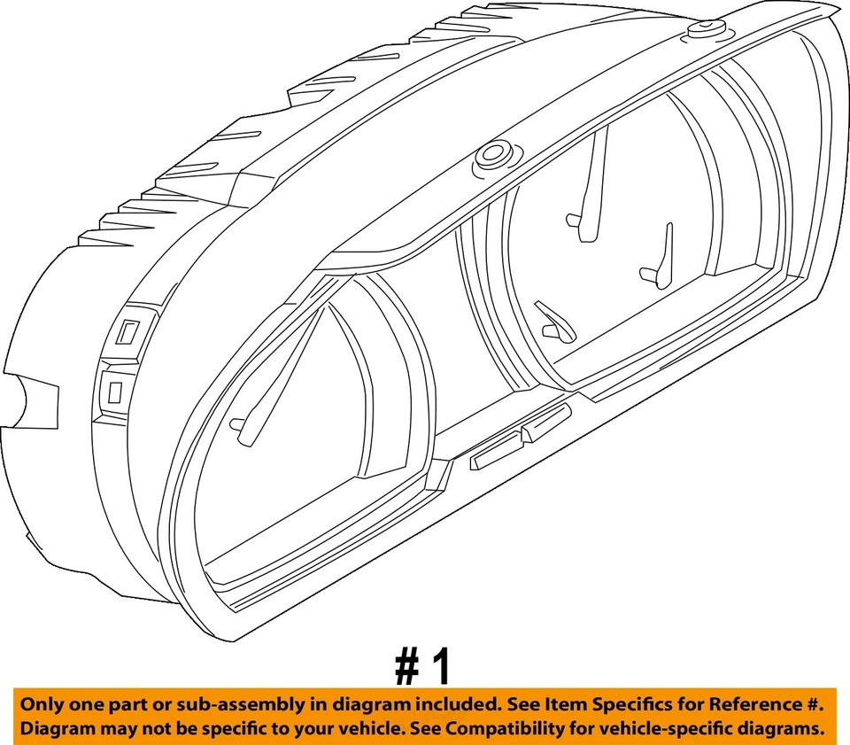 Medidor de velocímetro usado se adapta a: BMW X3 2006 clúster MPH AT grado C Foto 4 de 4
