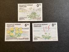 ICOLLECTZONE Greenland 459-461 flowers XF NH