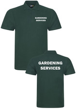 Gardening Services POLO SHIRT WORKWEAR Gardener Landscaping industrial TOP