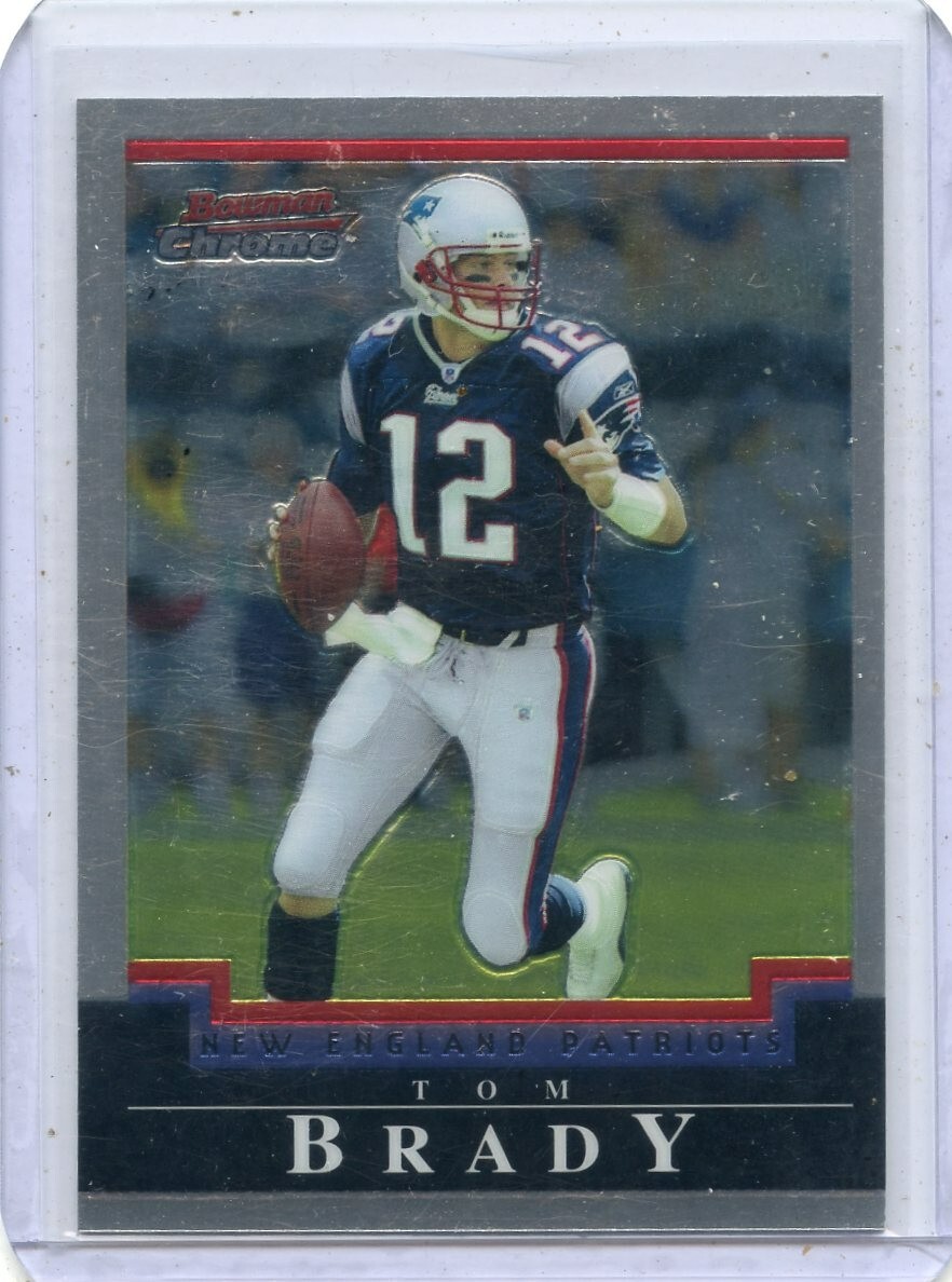 2004 BOWMAN CHROME #106 TOM BRADY NEW ENGLAND PATRIOTS 030623