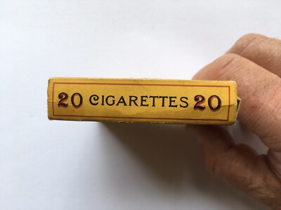 SCARCE VINTAGE “KRYSTAL” GOLD FLAKE 20 SIZE CIGARETTE PACKET