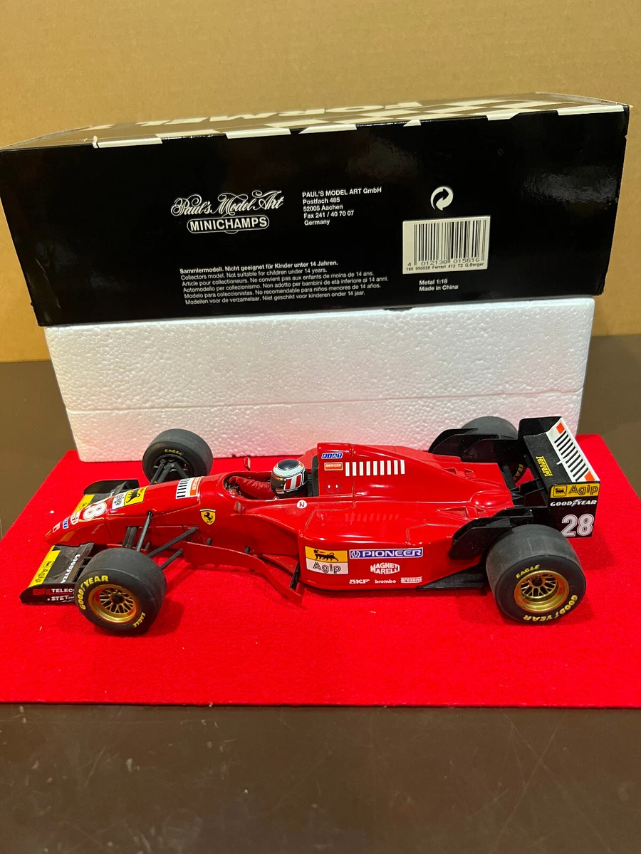 Paul's Model Art GRAND PRIX 1/18 - FERRARI 412 T2 #28 G. BERGER 1995 - 950028 Paul's Model Art GRAND PRIX 1/18 - FERRARI 412 T2 #28 G. BERGER 1995 - 950028