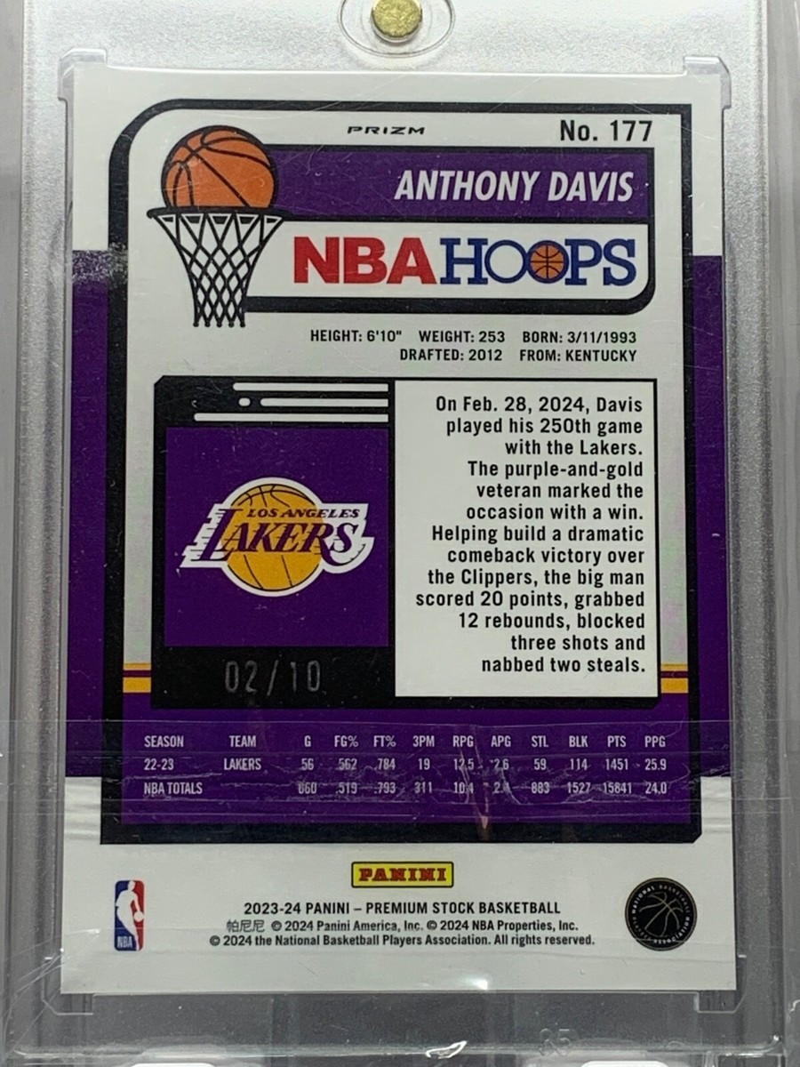 2023-24 Panini Hoops Premium Stock Gold SEISMIC Prizm /10