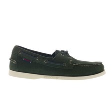 Mocasines y zapatos sin cordones de gamuza verde Sebago Portland Flesh Out para hombre
