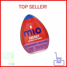 mio Energy Strawberry Pineapple Flavored with other natural flavor Liquid Water 
