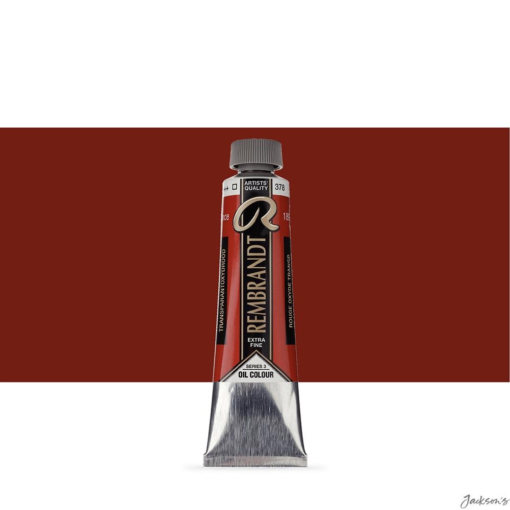 Royal Talens Rembrandt Oil Paint PR101 40ml Transparent Oxide Red For Artists