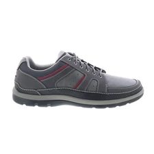 Rockport Get Your Kicks Mudguard Blucher Mens Gray Wide Sneakers Shoes