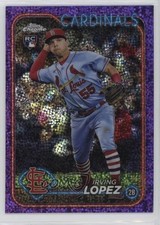 2024 Topps Chrome Purple Speckle Refractor /299 Irving Lopez #95 1gs7