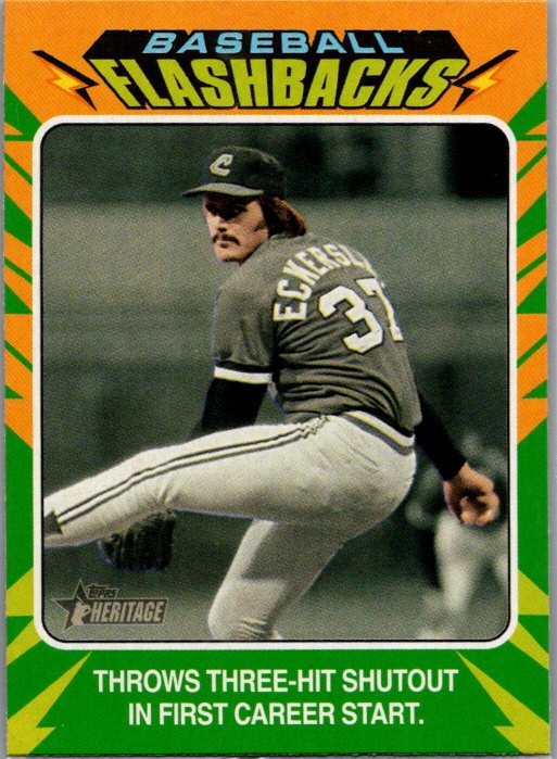 2024 Topps Heritage #BF-2 Dennis Eckersley Baseball Flashbacks