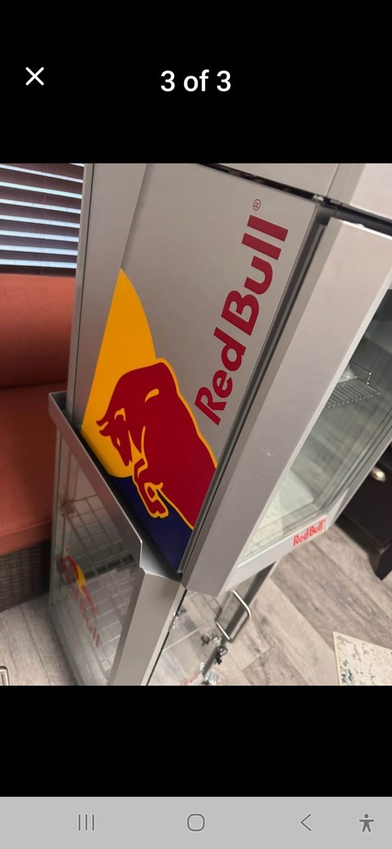 冷蔵庫・冷凍庫 RED BULL LIGHTED COUNTER-TOP MINI FRIDGE Red Bull Mini Fridge Lighted Cooler RB-GDC ECO LED With