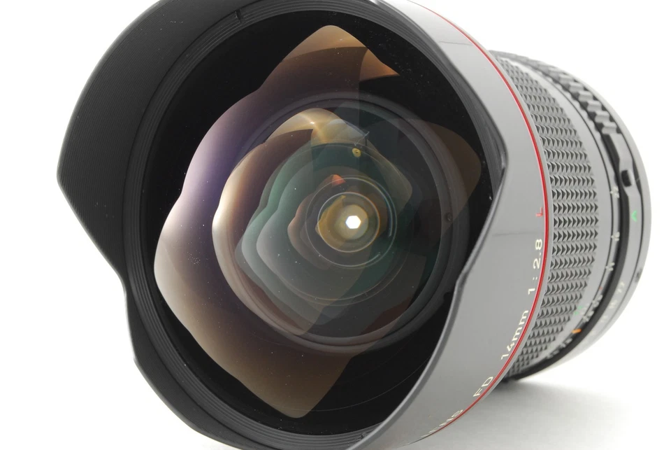 [Excelente como nuevo] Canon FD NFD 14mm f2.8 L MF lente ojo de pez de JAPÓN - Imagen 3 de 4