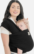 NWOT KeaBabies Baby Wrap Carrier - All in 1 Original Breathable Baby Sling Black