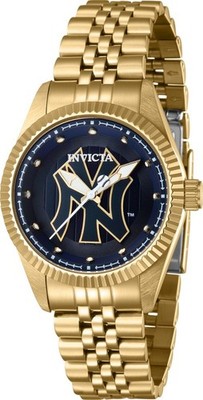 NEW INVICTA WATCH MLB NEW YORK YANKEES 42958 36MM PC21 3 YEAR WARRANTY NO BOX