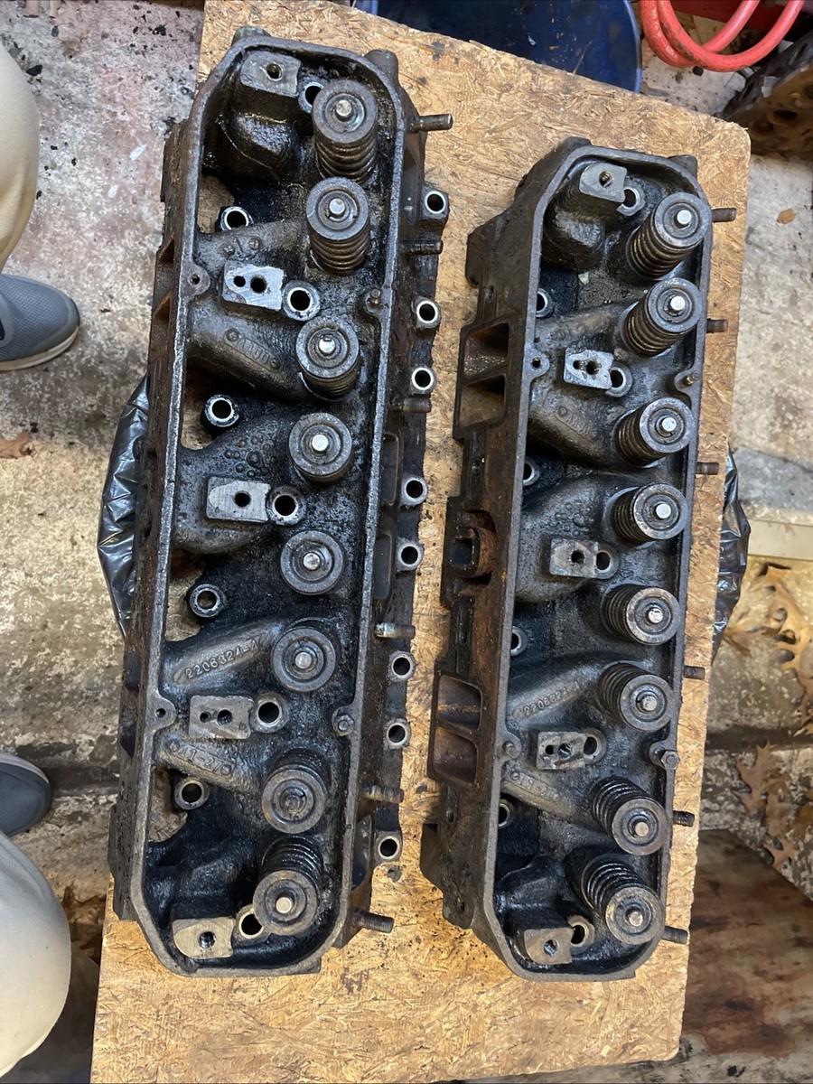 1962 413 OEM Big Block Mopar Cylinder Heads Chrysler Dodge