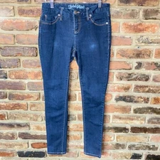 Faded Glory Dark Wash Blue Denim Skinny Jegging Jeans Women's Size 6P Petite