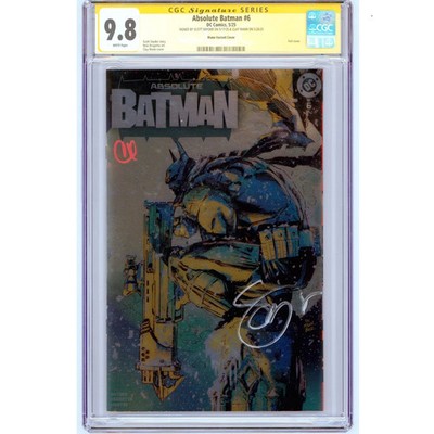 Absolute Batman: #6 [Mann & Snyder CGC 9.8 Signature Series Foil
