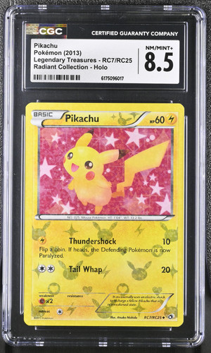 Pikachu graded CGC 8.5 for sale on eBay