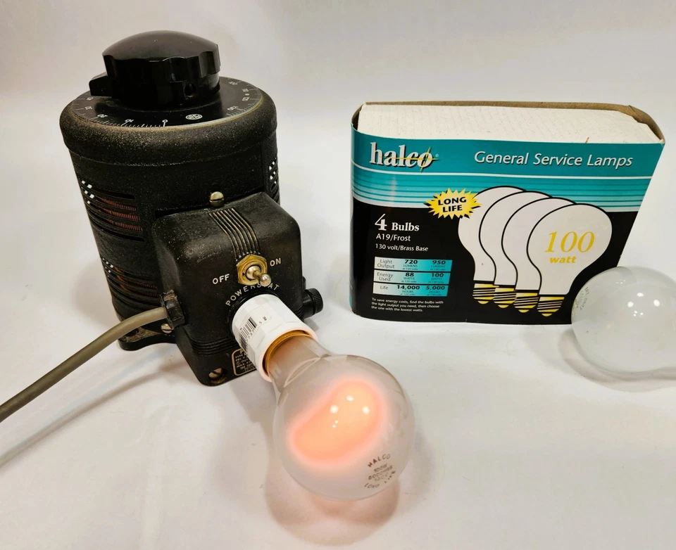 halco (4 Bulbs) 100 Watt Light Bulb Lamps A19 Frosted Long Life New Tested - Image 3 of 4