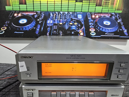 K401 MINI HIFI - Sony MHC-NX1 Component HiFi Anlage Tuner Verstärker 80W Sound Top - Bild 3 von 6