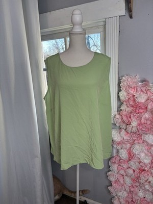 Notations Women s Sleeveless Blouse Size 2x 