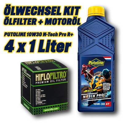 Ölfilter Motoröl Kit 4L 10W30 N-Tech (für: Honda NM4 Vultus ABS DCT RC92 16 )