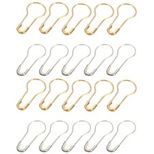 2000 PCS 21mm Metal Colors Bulb Gourd Safety for DIY Craft Making and