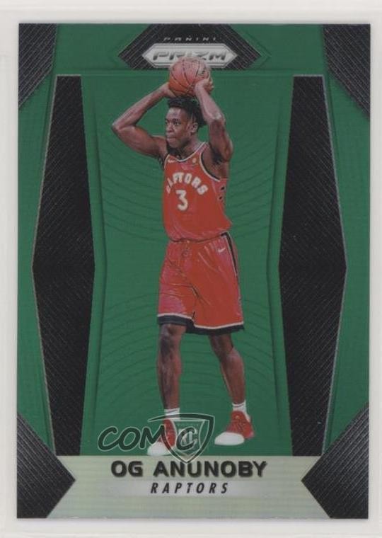 2017-18 Panini Prizm Green Prizm OG Anunoby #38 Rookie RC b8d