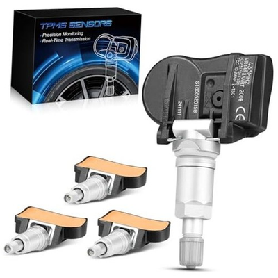 #ad 68249197AA Pre Programed Tire Pressure Sensor Fit 68249197AA 4 Metallic Black $58.00