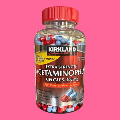 Kirkland Signature Extra Strength Acetaminophen 500mg Gelcaps 400 ct
