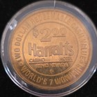 Harrah’s Casino Hotel Reno Nevada $2.00 Token - World’s 7 Wonders Sphinx — photo 2