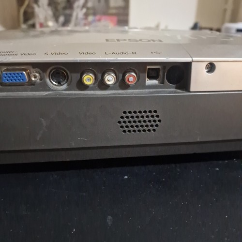 Epson EMP-S3 240V Silver 1080P HD Desktop Home Theater LCD Projector - For Parts - Picture 9 of 13