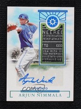 2024 Panini Boys of Summer Platinum 1/1 Arjun Nimmala #PMS-AN Auto b4d
