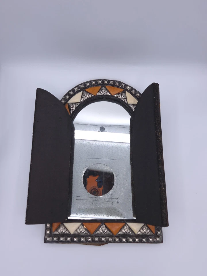 Vintage Moroccan Handcrafted Decorative Wall Mirror - Photo 2/4