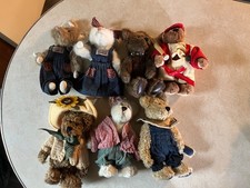Boyds Bears Lot Of 7 PLUSH BEARS 6 -7 Excellent,