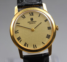 Leggi "Exc+5" Orologio Uomo Vintage UNIVERSAL GENEVE 542136 Oro Romano MT dal...