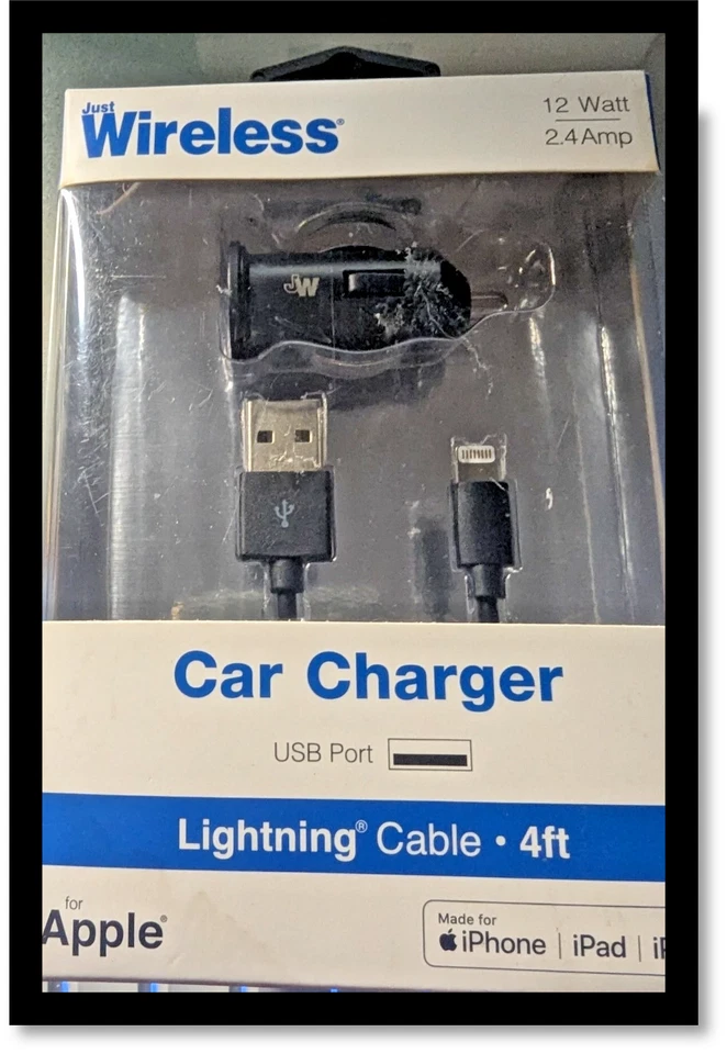 🚗 “¡Cargarlo a la carretera!” — Cargador de coche rápido de 4 pies solo inalámbrico para iPhone 🔌 Foto 2 de 4