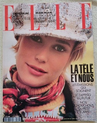 Französisches Modemagazin Elle Nov.1993 Cover Lynsey Parker von Dewey Nicks