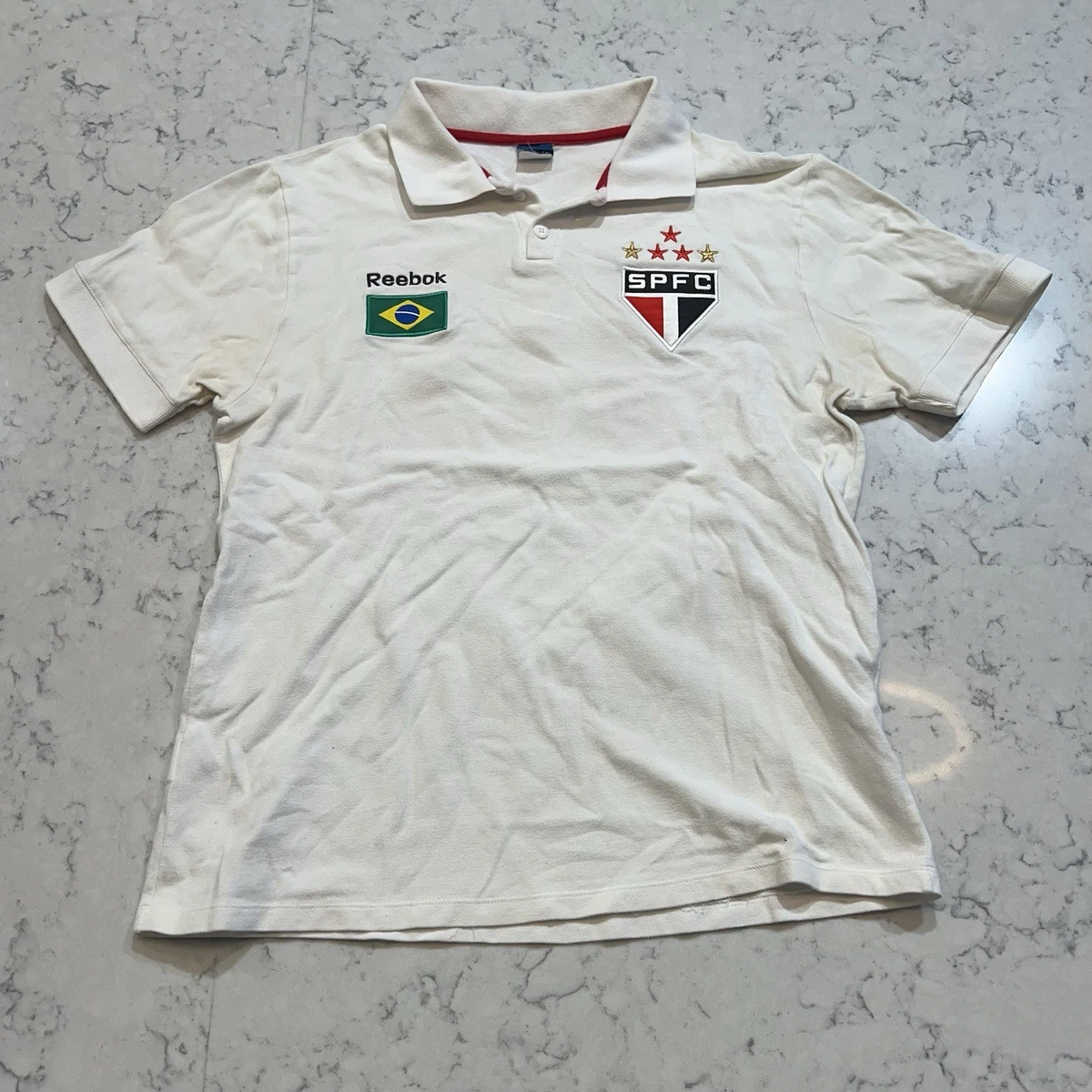 Reebok Men São Paulo FC International Club Soccer Fan Apparel and