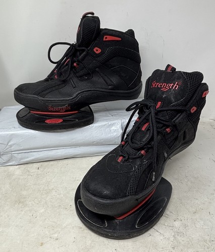 Strength Systems plyometrische vertikale Sprung Trainingsschuhe schwarz rot Herren Größe 10
