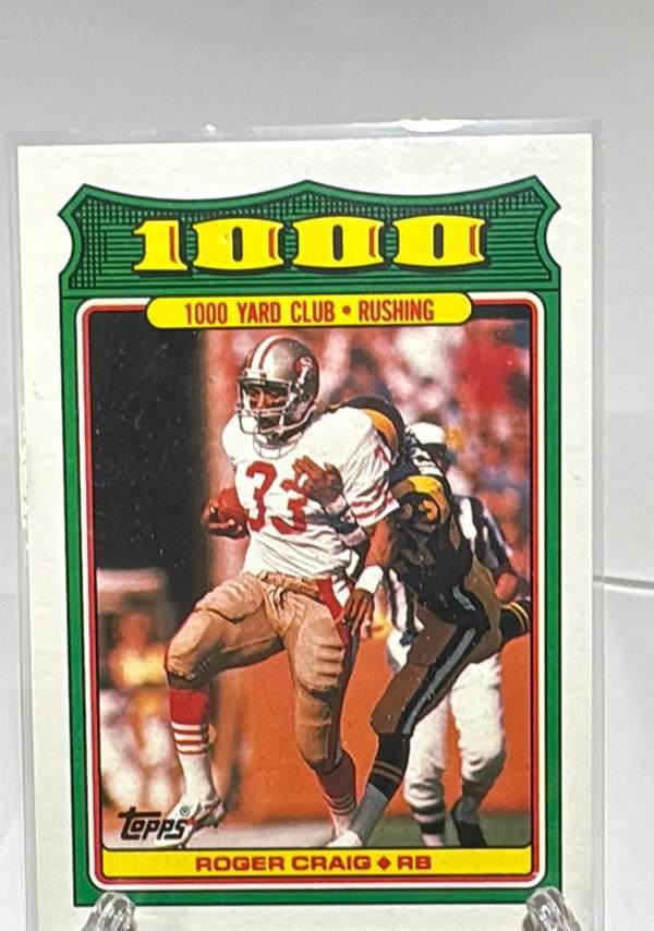 1988 Topps - 1000 Yard Club #19 Roger Craig Excellent