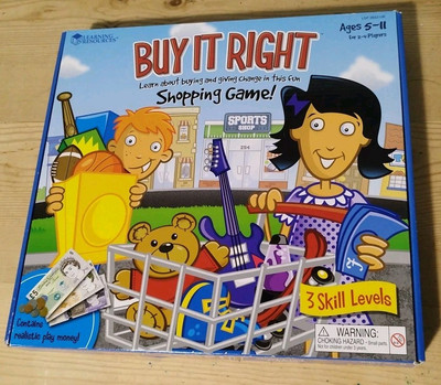 Buy It Right Shopping Brettspiel für Kinder - Lernressourcen - UNGESPIELT