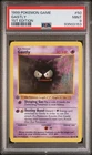 Pokemon Gastly 1st Edition Shadowless Base Set PSA 9 - GREY GRAY stamp